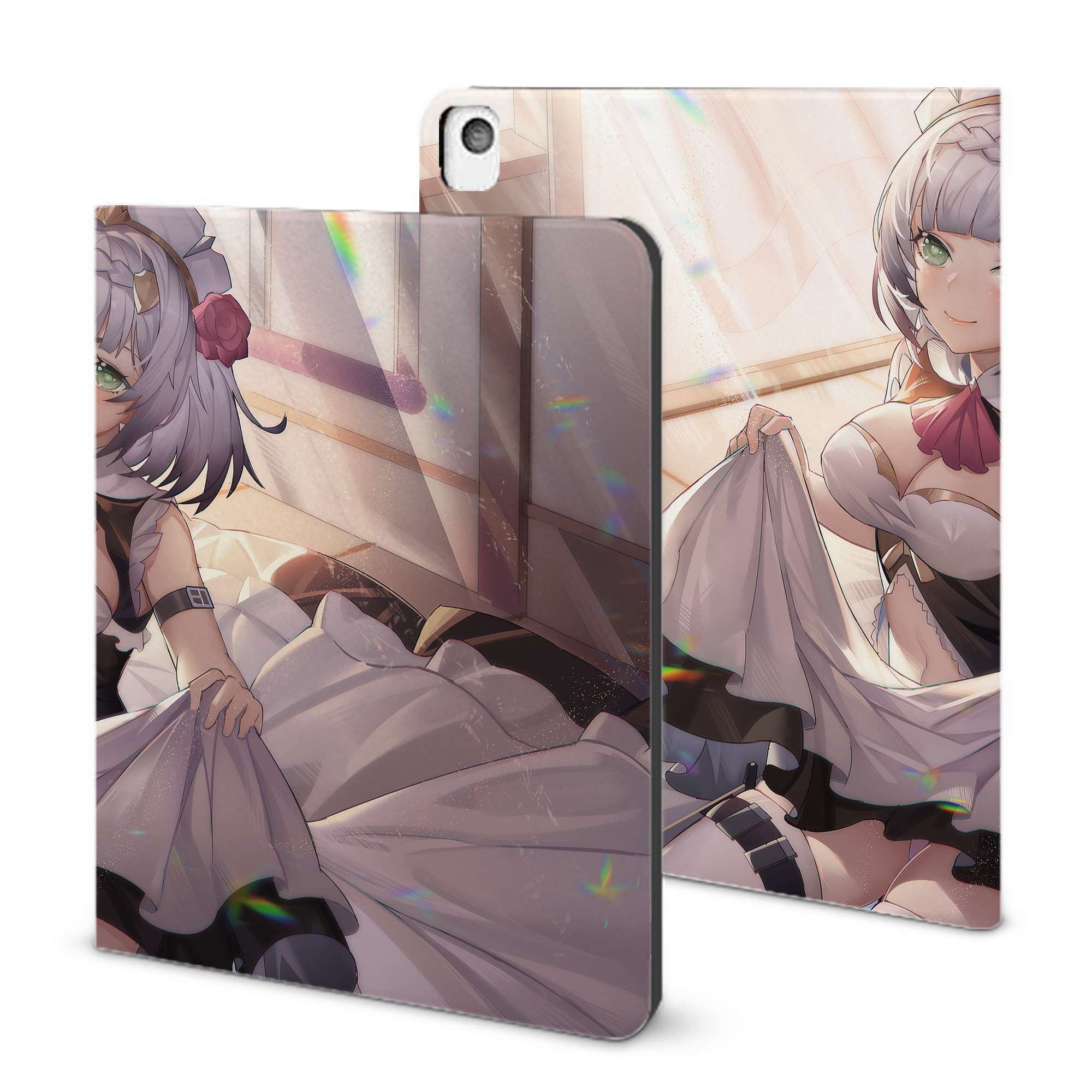 げんし神 genshin IPadケース ペンホルダー付き ブックスタイルデザイン